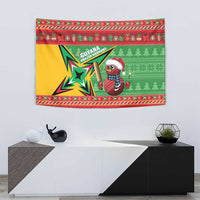 Guyana Cricket Christmas Tapestry Amazon Warriors Merry Xmas - Wonder Print Shop