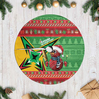 Guyana Cricket Christmas Tree Skirt Amazon Warriors Merry Xmas - Wonder Print Shop