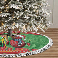 Guyana Cricket Christmas Tree Skirt Amazon Warriors Merry Xmas - Wonder Print Shop