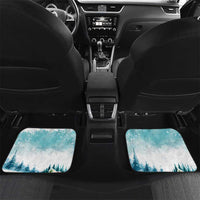 Iceland Yule Cat Christmas Car Mats Jolakotturinn With Poinsettia - Winter Vibes - Wonder Print Shop