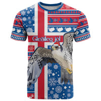 Iceland Christmas T Shirt Gyrfalcon Santa Merry Xmas - Wonder Print Shop