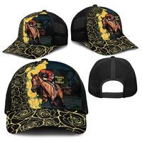 Melbourne Horse Racing Baseball Net Cap Yellow Roses - Ready Set Gallop - Wonder Print Shop