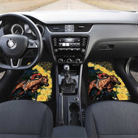Melbourne Horse Racing Car Mats Yellow Roses - Ready Set Gallop! - Wonder Print Shop
