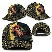 Melbourne Horse Racing Classic Cap Yellow Roses - Ready Set Gallop - Wonder Print Shop