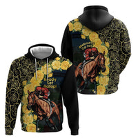Melbourne Horse Racing Hoodie Yellow Roses - Ready Set Gallop! - Wonder Print Shop
