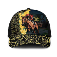 Melbourne Horse Racing Mesh Trucker Cap Yellow Roses - Ready Set Gallop - Wonder Print Shop