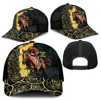 Melbourne Horse Racing Mesh Trucker Cap Yellow Roses - Ready Set Gallop - Wonder Print Shop
