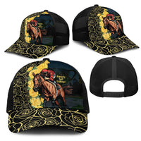 Melbourne Horse Racing Mesh Trucker Cap Yellow Roses - Ready Set Gallop - Wonder Print Shop
