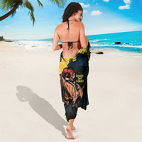 Melbourne Horse Racing Sarong Yellow Roses - Ready Set Gallop! - Wonder Print Shop