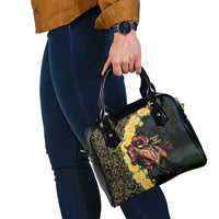 Melbourne Horse Racing Shoulder Handbag Yellow Roses - Ready Set Gallop! - Wonder Print Shop