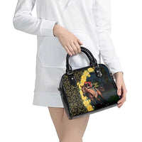 Melbourne Horse Racing Shoulder Handbag Yellow Roses - Ready Set Gallop! - Wonder Print Shop