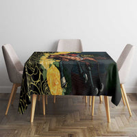 Melbourne Horse Racing Tablecloth Yellow Roses - Ready Set Gallop! - Wonder Print Shop