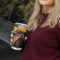 Melbourne Horse Racing Tumbler Cup Yellow Roses - Ready Set Gallop! - Wonder Print Shop
