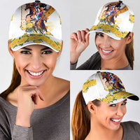 Melbourne Cup Australia Classic Cap Horse Racing Horseshoe Mix Yellow Roses - Wonder Print Shop