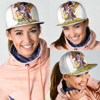 Melbourne Cup Australia Mesh Trucker Cap Horse Racing Horseshoe Mix Yellow Roses - Wonder Print Shop