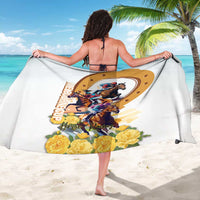 Melbourne Cup Australia Sarong Horse Racing Horseshoe Mix Yellow Roses - Wonder Print Shop