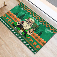 Personalised Ireland Christmas Rubber Doormat Irish Santa Claus Nollaig Shona Duit - Wonder Print Shop