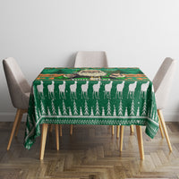 Personalised Ireland Christmas Tablecloth Irish Santa Claus Nollaig Shona Duit - Wonder Print Shop