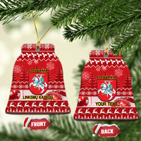 Personalised Lithuania Christmas Ceramic Ornament Linksmu Kaledu - Wonder Print Shop