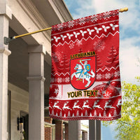 Personalised Lithuania Christmas Garden Flag Linksmu Kaledu - Wonder Print Shop