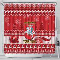 personalised-lithuania-christmas-shower-curtain-linksmu-kaledu