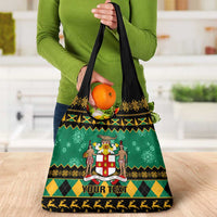 Personalised Jamaica Christmas Grocery Bag Jamaican Coat Of Arms Xmas Vibes