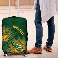 Custom South Africa Cricket Luggage Cover Go Champions Proteas - Wonder Print Shop