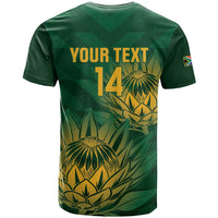 Custom South Africa Cricket T Shirt Go Champions Proteas - Wonder Print Shop