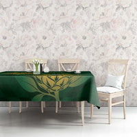 Custom South Africa Cricket Tablecloth Go Champions Proteas - Wonder Print Shop