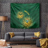 Custom South Africa Cricket Tapestry Go Champions Proteas - Wonder Print Shop