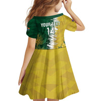 Custom Australia And South Africa Cricket Family Matching Puletasi and Hawaiian Shirt Aussies Proteas Together - Wonder Print Shop