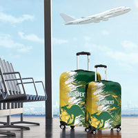 Custom Australia And South Africa Cricket Luggage Cover Aussies Proteas Together - Wonder Print Shop