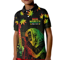 Jamaica Legend Bob Day Kid Polo Shirt One Love Jamaican Reggae African Pattern - Wonder Print Shop
