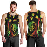 Jamaica Legend Bob Day Men Tank Top One Love Jamaican Reggae African Pattern - Wonder Print Shop