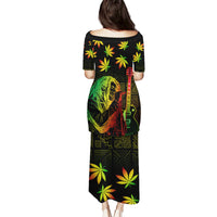 Jamaica Legend Bob Day Puletasi One Love Jamaican Reggae African Pattern - Wonder Print Shop