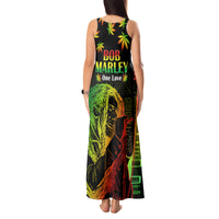 Jamaica Legend Bob Day Tank Maxi Dress One Love Jamaican Reggae African Pattern - Wonder Print Shop
