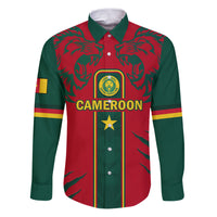 Custom Cameroon Football Family Matching Puletasi and Hawaiian Shirt 2024 African Nations Go Champions Lion Style - Wonder Print Shop