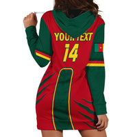 Custom Cameroon Football Hoodie Dress 2024 African Nations Go Champions Lion Style - Wonder Print Shop