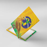 Brasil Volleyball Canvas Wall Art Go Champions Canario-da-terra