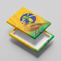 Brasil Volleyball Canvas Wall Art Go Champions Canario-da-terra