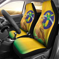 Brasil Volleyball Car Seat Cover Go Champions Canario-da-terra