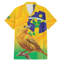 Brasil Volleyball Family Matching Mermaid Dress and Hawaiian Shirt Go Champions Canario-da-terra