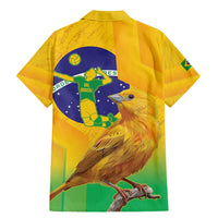 Brasil Volleyball Family Matching Mermaid Dress and Hawaiian Shirt Go Champions Canario-da-terra