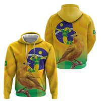 Brasil Volleyball Hoodie Go Champions Canario-da-terra