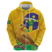 Brasil Volleyball Hoodie Go Champions Canario-da-terra
