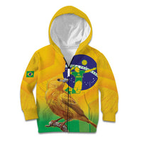 Brasil Volleyball Kid Hoodie Go Champions Canario-da-terra