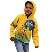 Brasil Volleyball Kid Hoodie Go Champions Canario-da-terra