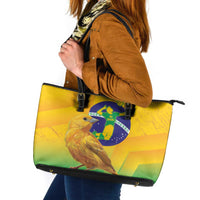 Brasil Volleyball Leather Tote Bag Go Champions Canario-da-terra