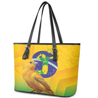 Brasil Volleyball Leather Tote Bag Go Champions Canario-da-terra