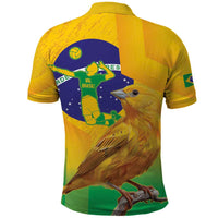 Brasil Volleyball Polo Shirt Go Champions Canario-da-terra